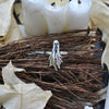 DISCOUNTED! SIZE 8, A haunting! Ghost Rings