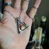 Custom Order!! October House NECKLACE, Sterling and Fine Silver