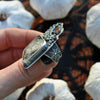 Size 6.5-7, Halloween Star, Satin Flash Opal & Garnet