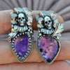 Size 7, Blooming Boneyard with Amethyst