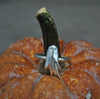 SALE! BLEMISHED - size 10.75, A haunting! Ghost Rings