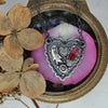 Pendant, Halloween Heart with Valentines Candy Corn!