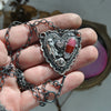 Pendant, Halloween Heart with Valentines Candy Corn!