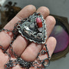 Pendant, Halloween Heart with Valentines Candy Corn!