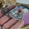 Pendant, Halloween Heart with Valentines Candy Corn!