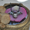 Pendant, A Batty Tabby, Star Sapphire