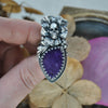 Size 7, Blooming Boneyard with Amethyst