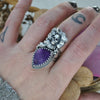 Size 7, Blooming Boneyard with Amethyst