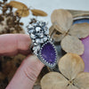 Size 7, Blooming Boneyard with Amethyst