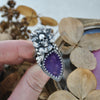 Size 7, Blooming Boneyard with Amethyst