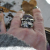 MADE TO SIZE RING, Bouquets Brought on Bat Wings - Iolite Sunstone!