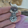 MADE TO SIZE RING, Bouquets Brought on Bat Wings - Iolite Sunstone!