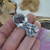 MADE TO SIZE RING, Bouquets Brought on Bat Wings - Iolite Sunstone!