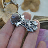 MADE TO SIZE RING, Bouquets Brought on Bat Wings - Iolite Sunstone!