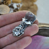 MADE TO SIZE RING, Bouquets Brought on Bat Wings - Iolite Sunstone!