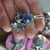 PENDANT, Bouquets Brought on Bat Wings, Tanzanite