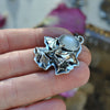 PENDANT, Bouquets Brought on Bat Wings, Moonstone
