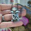 PENDANT, Bouquets Brought on Bat Wings, Moonstone