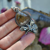 PENDANT, Bouquets Brought on Bat Wings, Rutilated Quartz