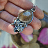 PENDANT, Bouquets Brought on Bat Wings, Rutilated Quartz