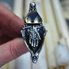 Size 9, "Mandrogore", Hand of Glory, Phantom Smoky Quartz