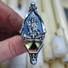 Size 9, "Mandrogore", Hand of Glory, Phantom Smoky Quartz