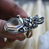 Size 6, "Grave Magic", Hand of Glory, Phantom Smoky Quartz