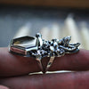 Size 6, "Grave Magic", Hand of Glory, Phantom Smoky Quartz