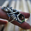Size 7.5, "Altar", Hand of Glory, Phantom Smoky Quartz