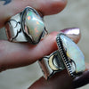SIZE 9.5, Dreamscape, Opal Cloud, Sterling and Fine Silver