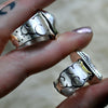 SIZE 9.5, Dreamscape, Opal Cloud, Sterling and Fine Silver