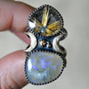 SIZE 6.5, Dreamscape, Star Quartz & Australian Opal