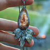 Pendant, Falling Leaves, Superstions & Lore, Dendritic Agate