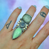 SIZE 7, Dreamscape, Aquamarine, Chalcedony, Orvil Jack Turquoise