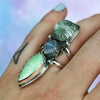 SIZE 7, Dreamscape, Aquamarine, Chalcedony, Orvil Jack Turquoise