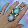 SIZE 7.5, Dreamscape, Aquamarine & Kunzite