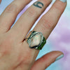SIZE 9.5, Dreamscape, Opal Cloud, Sterling and Fine Silver