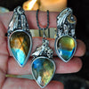 Size 6, Blue Flame, Superstions & Lore, Labradorite