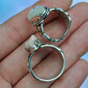 SIZE 7, Dreamscape, Opal Cloud, Sterling and Fine Silver