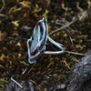 Size 7, Fairy Circles, Tourmaline fairy wing