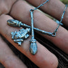Toad Familiar, Pendant, Sterling Silver