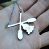 Toad Familiar, Pendant, Sterling Silver