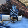 Size 7.5, "Altar", Hand of Glory, Phantom Smoky Quartz