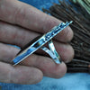 DISCOUNTED Size 8, Blue Flame, Superstions & Lore, Labradorite