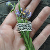 SIZE 10.5, Garden Veil, Natural Moss Agate Ring