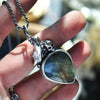 Pendant, Blue Flame, Superstions & Lore, Labradorite