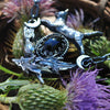 Jumping Cat Sith, Pendant, Cat-Eye Tourmaline!
