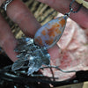 Pendant, Falling Leaves, Superstions & Lore, Dendritic Agate