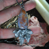 Pendant, Falling Leaves, Superstions & Lore, Dendritic Agate