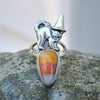 Size 7, Scardy Cat turns into a Witch Kitty and Conjures a Candy Corn!